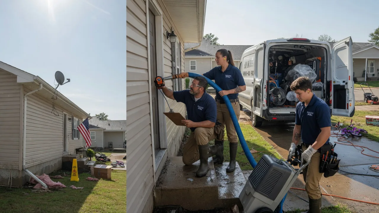 Ceiling Water Damage Restoration in Christiansburg, VA near me